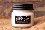 Milkhouse Candles SADDLE SHOP Mini Mason