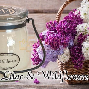 Milkhouse Candles LILAC & WILDFLOWERS Świeca Średnia
