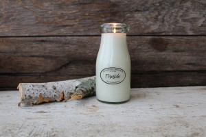 Milkhouse Candles FIRESIDE Milk Bottle