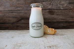 Milkhouse Candles APPLE STRUDEL Milk Bottle