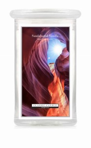 Classic Candle SANDALWOOD VANILLA 2 Wick Large Jar