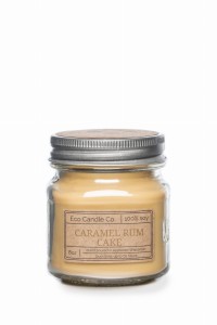 Eco Candle Co. CARAMEL RUM CAKE Świeca Retro Mason