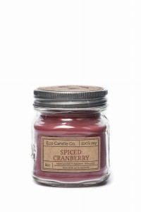 Eco Candle Co. SPICED CRANBERRY Świeca Retro Mason