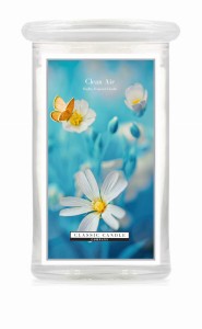 Classic Candle CLEAN AIR 2 Wick Large Jar