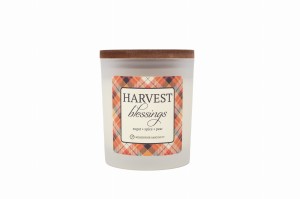 Milkhouse Candles HARVEST BLESSINGSS LE Fall 7 oz White Frost Tumbler
