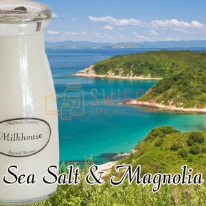 Milkhouse Candles Sea Salt & Magnolia Milk Bottle
