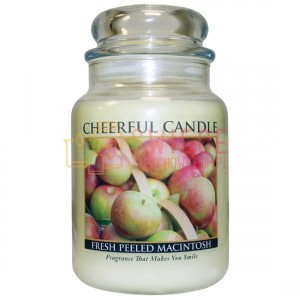 Cheerful Candle Fresh Peeled Macintosh Świeca Duża