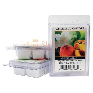 Cheerful Candle Gardenia Peach Wosk