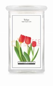 Classic Candle TULIPS  2 Wick Large Jar