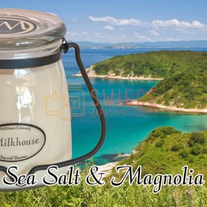 Milkhouse Candles SEA SALT & MAGNOLIA Świeca Średnia