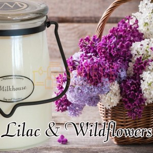 Milkhouse Candles LILAC & WILDFLOWERS Świeca Duża