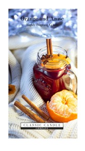 Classic Candle ORANGE AND ANISE 2 Wick Large Jar