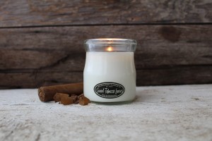 Milkhouse Candles SWEET TOBACCO LEAVES Cream Jar
