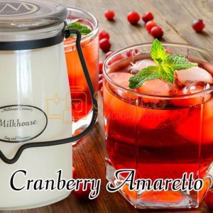 Milkhouse Candles CRANBERRY AMARETTO Świeca Duża