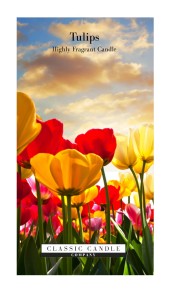 Classic Candle TULIPS  2 Wick Large Jar