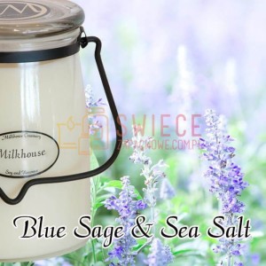 Milkhouse Candles BLUE SAGE & SEA SALT Świeca Duża