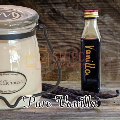 Milkhouse Candles PURE VANILLA Świeca Średnia Świece Zapachowe
