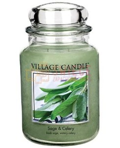 Village Candle Sage & Celery Duża Świeca