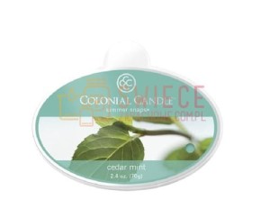 Colonial Candle Simmer Snaps CEDAR MINT