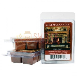 Cheerful Candle Cozy Cabin Wosk