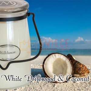 Milkhouse Candles WHITE DRIFTWOOD & COCONUT Świeca Duża