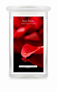 Classic Candle ROSE PETALS 2 Wick Large Jar