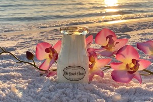 Milkhouse Candles TIKI BEACH FLOWER Milk Bottle
