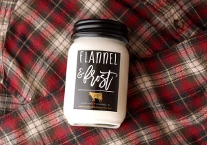 Milkhouse Candles FLANNEL & FROST Mason Jar