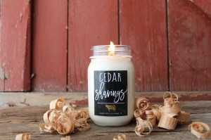 Milkhouse Candles CEDAR SHAVINGS Mason Jar