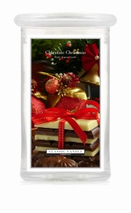 Classic Candle CHOCOLATE CHRISTMAS 2 Wick Large Jar