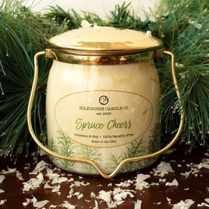 Milkhouse Candles SPRUCE CHEERS Wrapped Butter