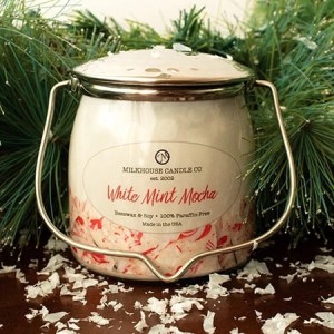 Milkhouse Candles WHITE MINT MOCHA Wrapped Butter