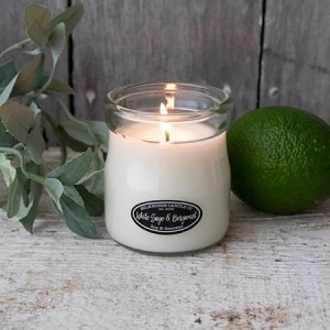 Milkhouse Candles WHITE SAGE & BERGAMOT Cream Jar