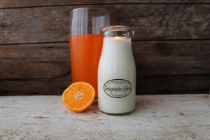 Milkhouse Candles TANGERINE SODA Milk Bottle