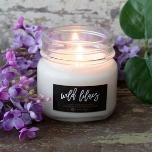 Milkhouse Candles WILD LILACS Mini Mason