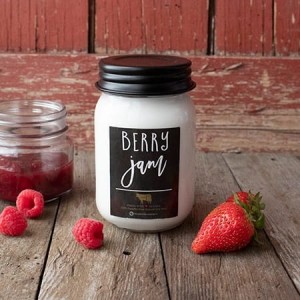 Milkhouse Candles BERRY JAM Mason Jar