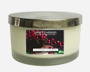 Classic Candle SWEET CHERRIES Świeca SOY Średnia