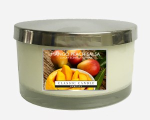 Classic Candle MANGO PEACH SALSA Świeca SOY Średnia