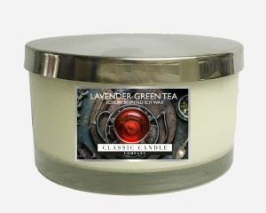 Classic Candle LAVENDER GREEN TEA Świeca SOY Średnia