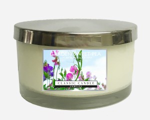 Classic Candle GARDEN SWEET PEA Świeca SOY Średnia