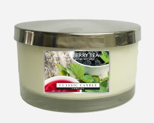 Classic Candle BLACKBERRY TEA Świeca SOY Średnia