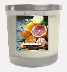 Classic Candle FRESH CITRUS Świeca SOY Duża