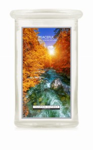 Classic Candle PEACEFUL 2 Wick SOY Large Jar