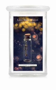 Classic Candle LOVE, MAGIC, SECRET 2 Wick Large Jar