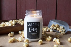 Milkhouse Candles CARAMEL CORN Mason Jar