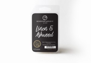 Milkhouse Candles LINEN & ASHWOOD Wosk Duży