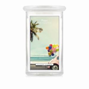Classic Candle HAPPY 2 Wick Large Jar