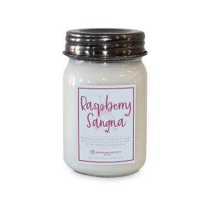 Milkhouse Candles RASPBERRY SANGRIA LE Mason Jar