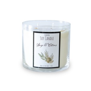 Milkhouse Candles SAGE & CITRUS 13 oz Soy Candle