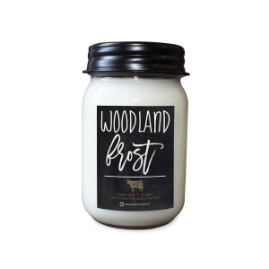 Milkhouse Candles WOODLAND FROST Mason Jar